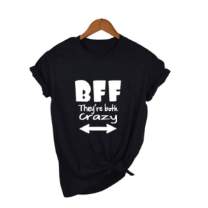 Tee shirt meilleure amie folles 3