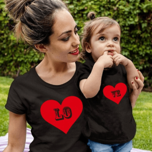 Tee shirt mere fille love