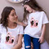 Tee shirt mere fille reine et princesse