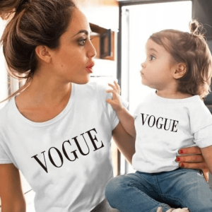 Tee shirt mere fille vogue