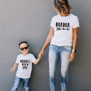 Tee shirt mere fils le fiston de sa maman