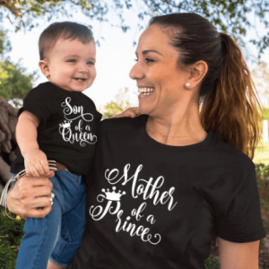 Tee shirt mere fils prince et reine