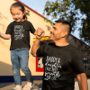 Tee shirt pere fille ami pour la vie