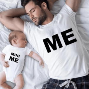 Tee shirt pere fils mon mini moi