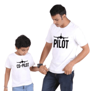 Tee shirt pere fils pilote