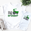 Tee shirt pour petits freres camion vert
