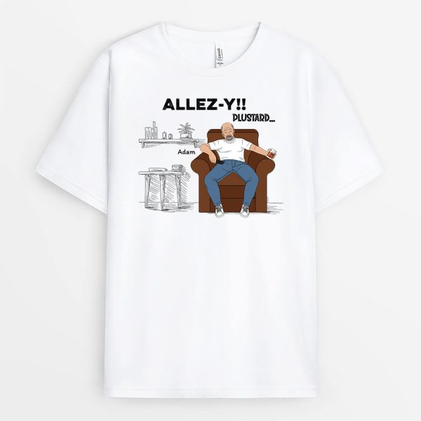 Allez-y Plus Tard – Cadeau Personnalise  T-shirt pour Retraite