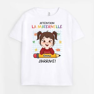 Attention La Maternelle J’arrive – Cadeau Personnalise T-shirt pour Enfant Attention La Maternelle J’arrive – Cadeau Personnalise T-shirt pour Enfant