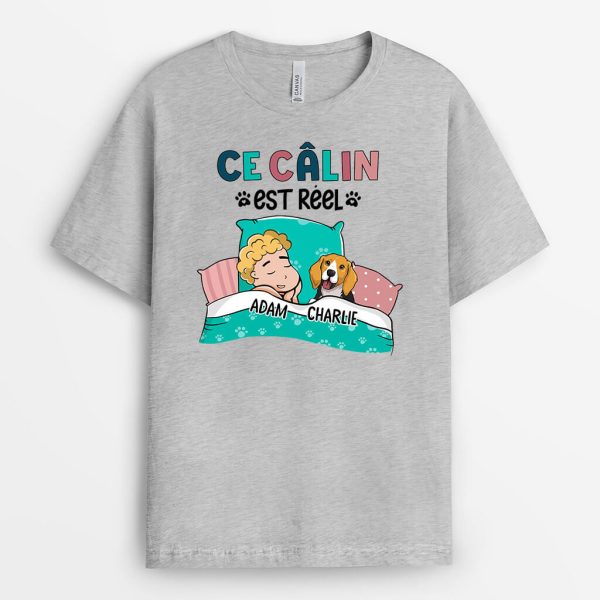 Ce Calin Est Reel – Cadeau Personnalise T-shirt pour Femme