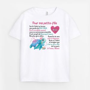 Ce T-shirt Est Un Morceau De Mon Coeur – Cadeau Personnalise T-shirt pour Enfant Ce T-shirt Est Un Morceau De Mon Coeur – Cadeau Personnalise T-shirt pour Enfant