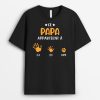 Cet Incroyable Papa Appartient a – Cadeau Personnalise  T-shirt pour Papa Papi