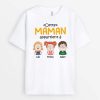 Cette MamanMamie Appartient A Version Mignon – Cadeau Personnalise  T-shirt pour Femme