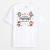 Cette Mamie Appartient A Noel – Cadeau Personnalise  T-shirt pour Noel
