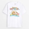 Chemise De Nuit Officielle Avec Chat – Cadeau Personnalise  T-shirt pour Amoureux des Animaux