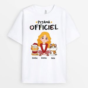 Chemise De Nuit Officielle Chat – Cadeau Personnalise T-shirt pour Amoureux des Animaux Chemise De Nuit Officielle Chat – Cadeau Personnalise T-shirt pour Amoureux des Animaux