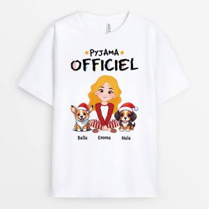 Chemise De Nuit Officielle Chien – Cadeau Personnalise T-shirt pour Amoureux des Animaux Chemise De Nuit Officielle Chien – Cadeau Personnalise T-shirt pour Amoureux des Animaux