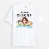 Chemise de nuit officielle Version Chat – Cadeau Personnalise  T-shirt pour Femme