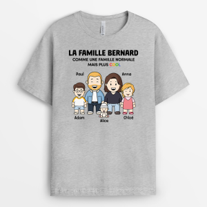 Comme Une Famille Normale Mais Plus Cool – Cadeau Personnalise T-shirt pour Famille Comme Une Famille Normale Mais Plus Cool – Cadeau Personnalise T-shirt pour Famille