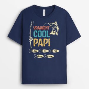 Cool Papa En Vrai – Cadeau Personnalise T-shirt pour Papa Cool Papa En Vrai – Cadeau Personnalise T-shirt pour Papa