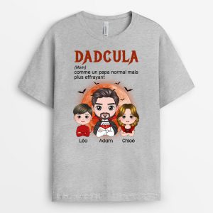 Dadcula Comme Un Papa Normal Mais Plus Cool Cadeau Personnalise T-shirt pour Halloween Dadcula Comme Un Papa Normal Mais Plus Cool Cadeau Personnalise T-shirt pour Halloween