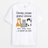 Derriere chaque grand homme – Cadeau Personnalise  T-shirt pour Amoureux des chats