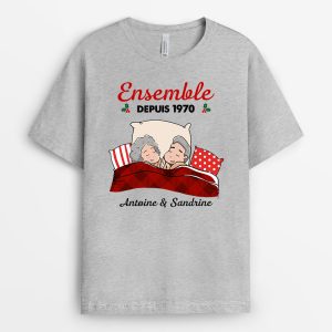 Ensemble Depuis – Cadeau Personnalise  T-shirt pour Amoureux