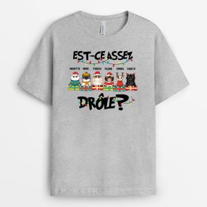 Est-ce assez drole – Cadeau Personnalise T-shirt pour Amoureux des chats Est-ce assez drole – Cadeau Personnalise T-shirt pour Amoureux des chats