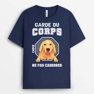 Garde Du Corps Cadeau Personnalise T Shirt pour Amoureux des chiens 1
