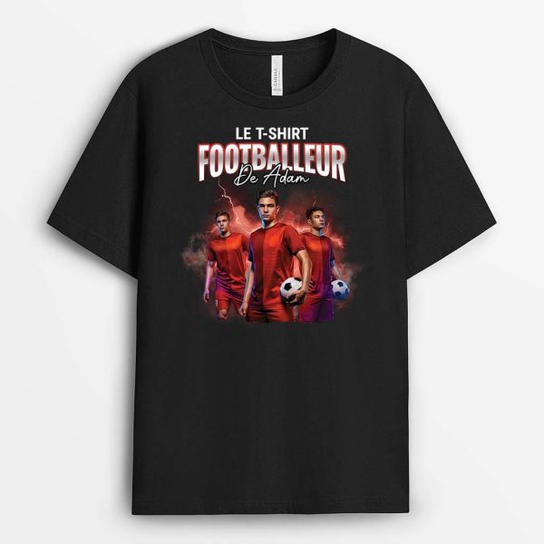 Haut Football De Johnny – Cadeau Personnalise  T-shirt Pour Fans de Foot