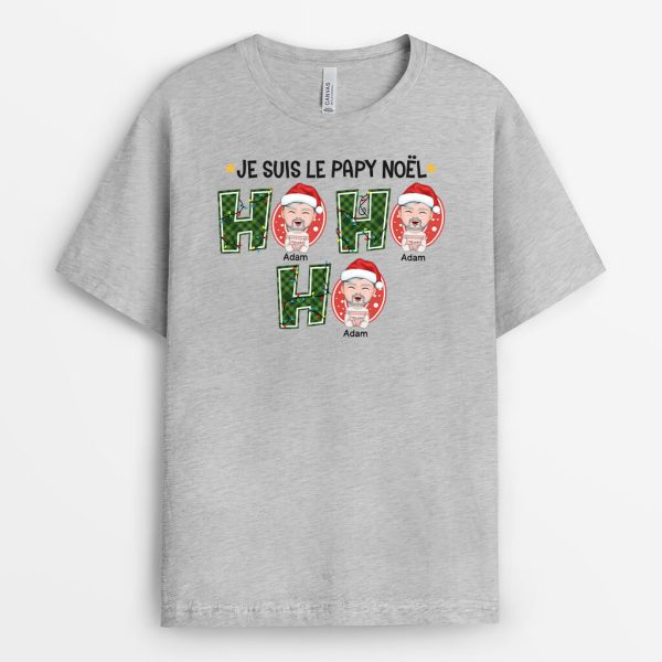 Ho Ho Ho  Cadeau Personnalise  T-shirt pour Noel