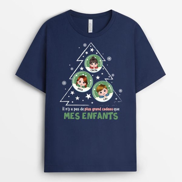 Il N’y A Pas De Plus Beau Cadeau Que Les Petits-Enfants – Cadeau Personnalise  T-shirt pour Noel