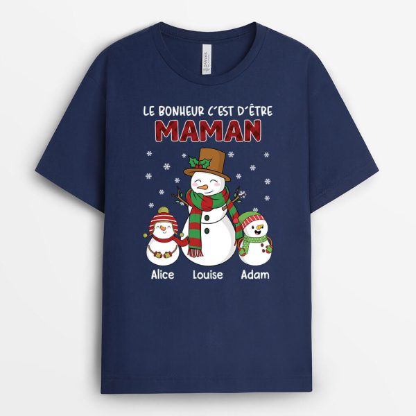 J’adore Etre Une MamieMaman – Cadeau Personnalise  T-shirt pour Femme