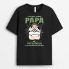 J’ai Deux Titres Papa Et Entraineur Et Je Dechire – Cadeau Personnalise  T-shirt Pour Home