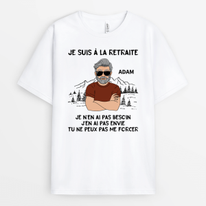 Je Suis A La Retraite – Cadeau Personnalise T-shirt Pour Homme Je Suis A La Retraite – Cadeau Personnalise T-shirt Pour Homme