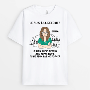 Je Suis A La Retraite – Cadeau Personnalise  T-shirt Pour Homme