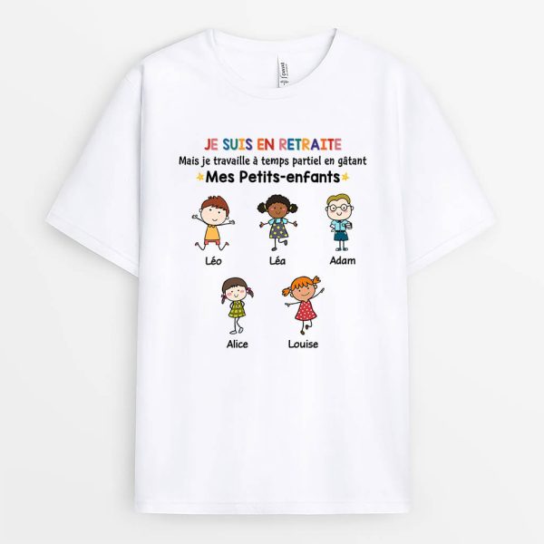 Je Suis En Retraite – Cadeau Personnalise  T-shirt pour Retraite.e