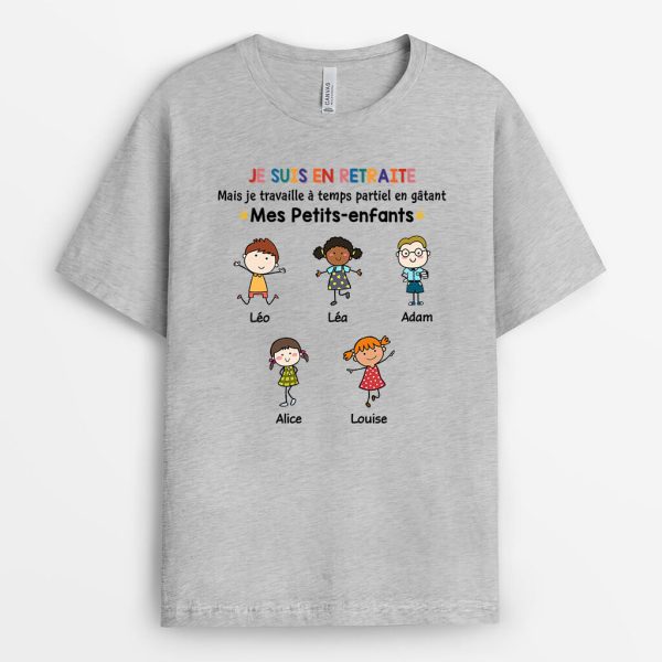 Je Suis En Retraite – Cadeau Personnalise  T-shirt pour Retraite.e