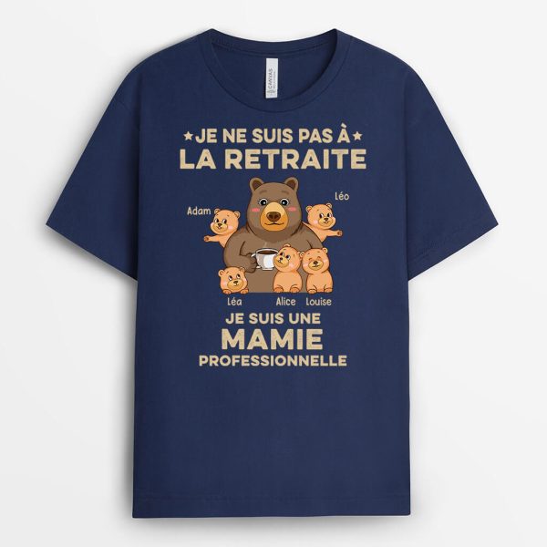 Je Suis Une Grand-Mere Professionnelle – Cadeau Personnalise  T-shirt pour Mamie