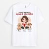 Juste Une Fille Qui Aime Ses Chiens – Cadeau Personnalise  T-shirt pour Femme