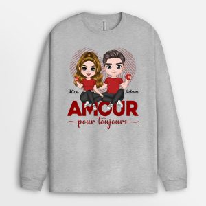 Manches Longues Amour Pour Toujours Personnalise Manches Longues Amour Pour Toujours Personnalise