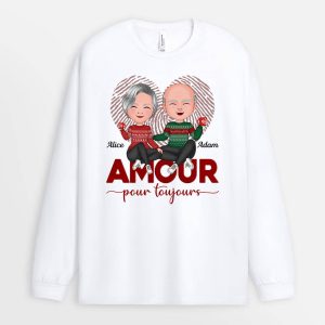Manches Longues Amour Pour Toujours Personnalise