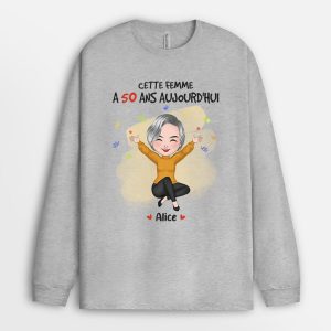 Manches Longues Cette Femme a 40 Ans Aujourd’Hui Personnalise Manches Longues Cette Femme a 40 Ans Aujourd’Hui Personnalise