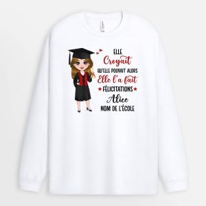 Manches Longues Elle Croyait Qu’elle Pouvait Personnalise