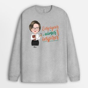 Manches Longues Enseigner Aimer Inspirer Personnalise Manches Longues Enseigner Aimer Inspirer Personnalise