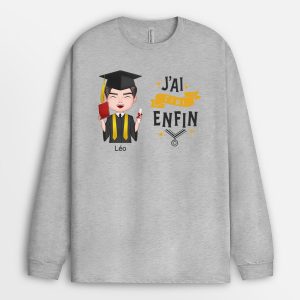 Manches Longues J’ai Fini, Enfin Personnalise Manches Longues J’ai Fini, Enfin Personnalise