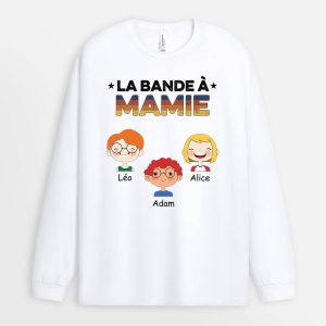 Manches Longues La Bande a Mamie Maman Clair Personnalise