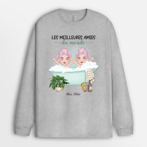 Manches Longues Les Meilleures Amies Du Monde Personnalise Manches Longues Les Meilleures Amies Du Monde Personnalise