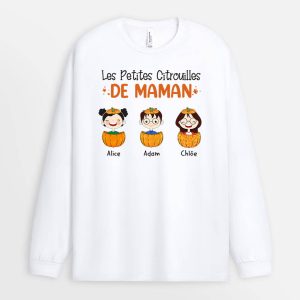 Manches Longues Les Petites Citrouilles De Mamie Personnalise Manches Longues Les Petites Citrouilles De Mamie Personnalise