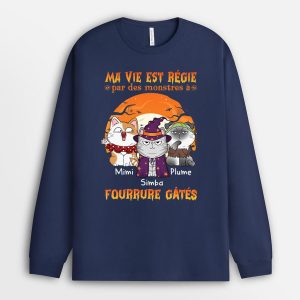 Manches Longues Ma Vie Est Regie Par Un Monstre A Fourrure Gate Personnalise Manches Longues Ma Vie Est Regie Par Un Monstre A Fourrure Gate Personnalise