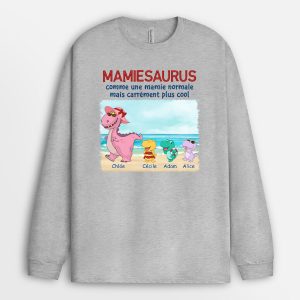 Manches Longues Mamansaurus Mamiesaurus La Plage Personnalise Manches Longues Mamansaurus Mamiesaurus La Plage Personnalise